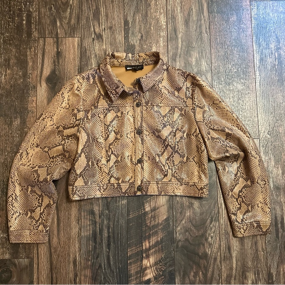 Anthropologie Current Air Python Textured And Cro… - image 2